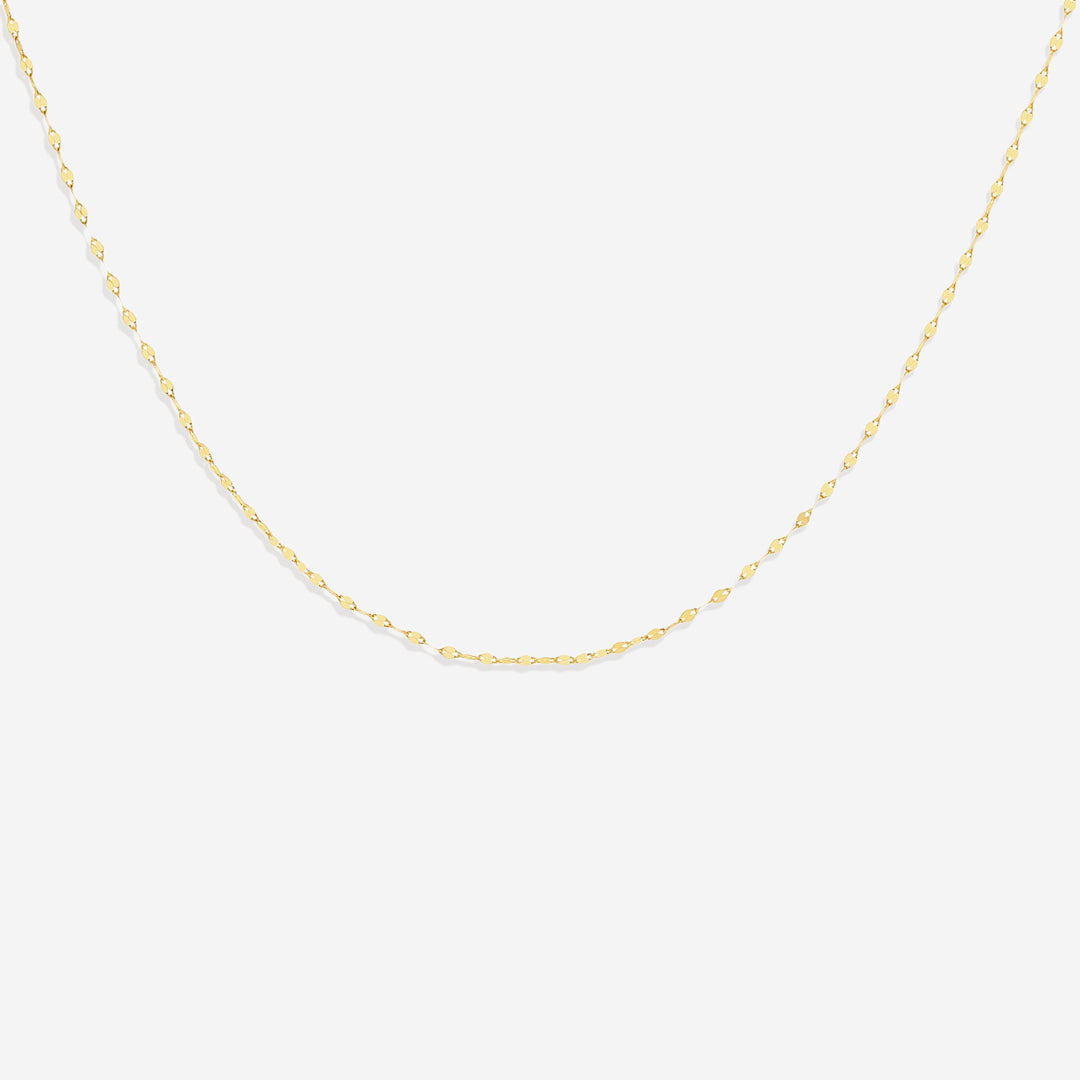Collier chaîne pétale
