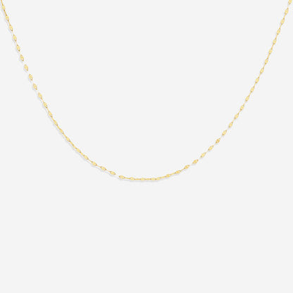 Collier chaîne pétale