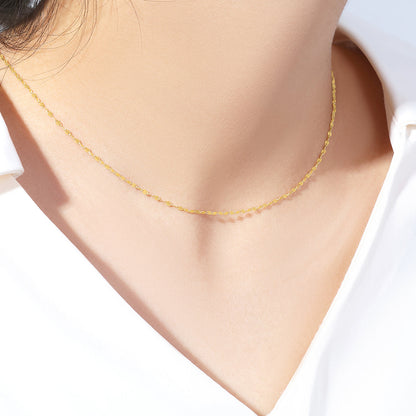 Collier chaîne pétale