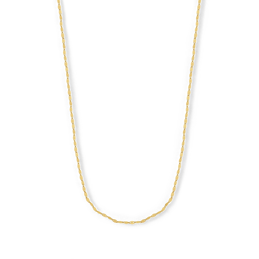 Collier chaîne pétale