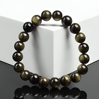 Luck Wealth Golden Obsidian Bracelet