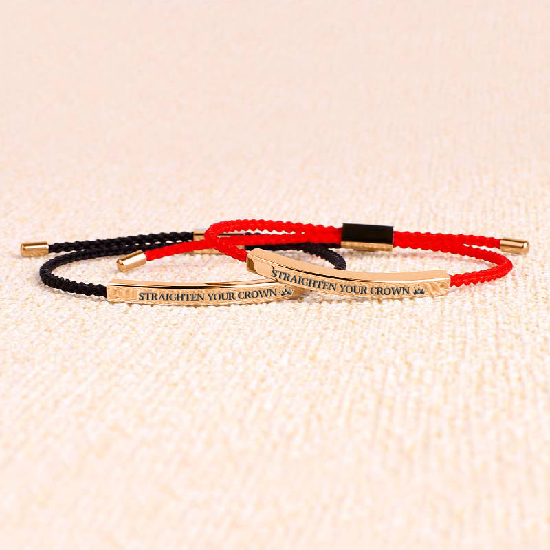 Souviens-toi de qui tu es et redresse ta couronne Inspire Bracelet