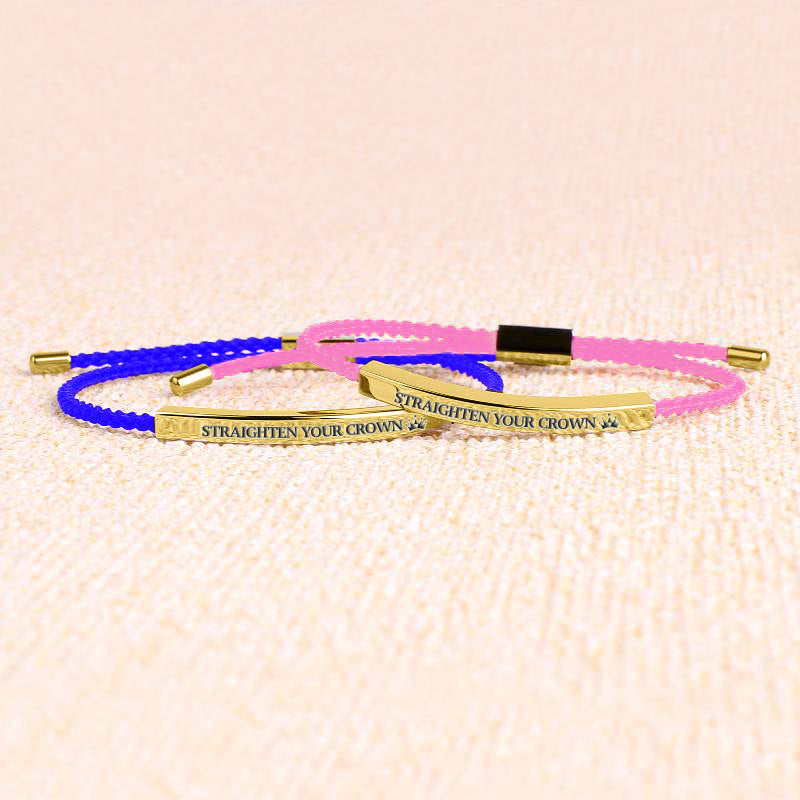 Souviens-toi de qui tu es et redresse ta couronne Inspire Bracelet