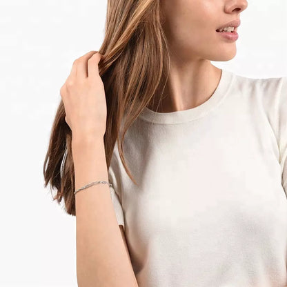 Bracelet chaîne satellite triple couche
