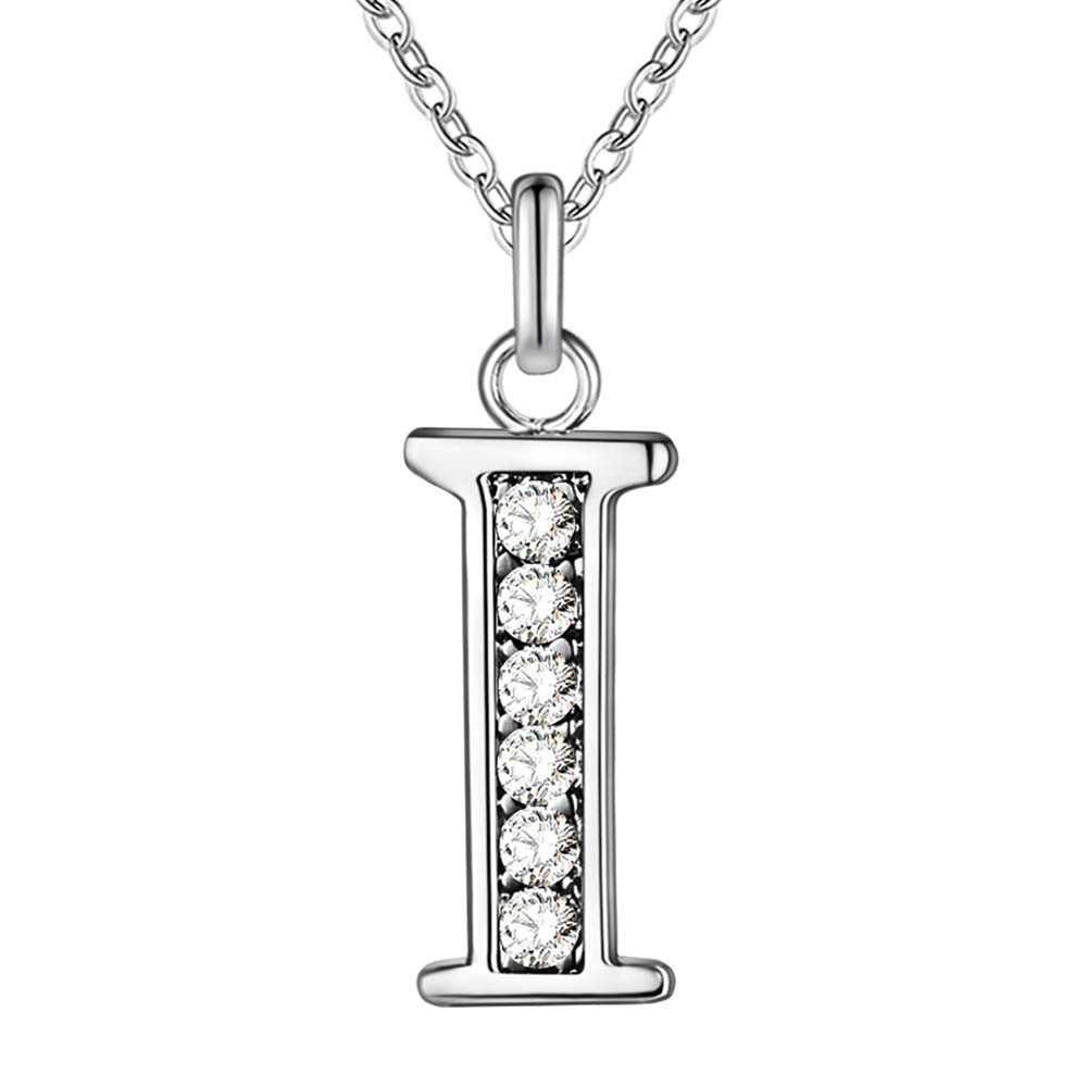Collier satellite avec lettres en cristal