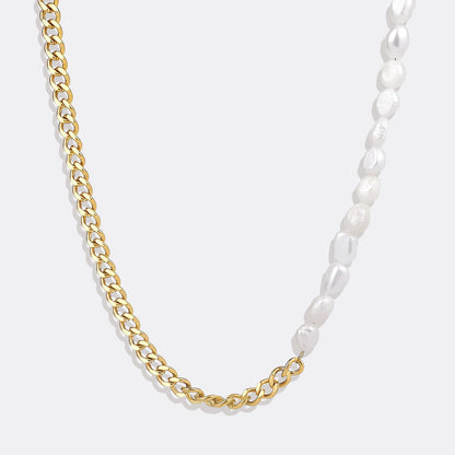 Collier de perles demi-chaîne