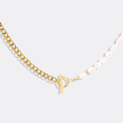 Collier de perles demi-chaîne
