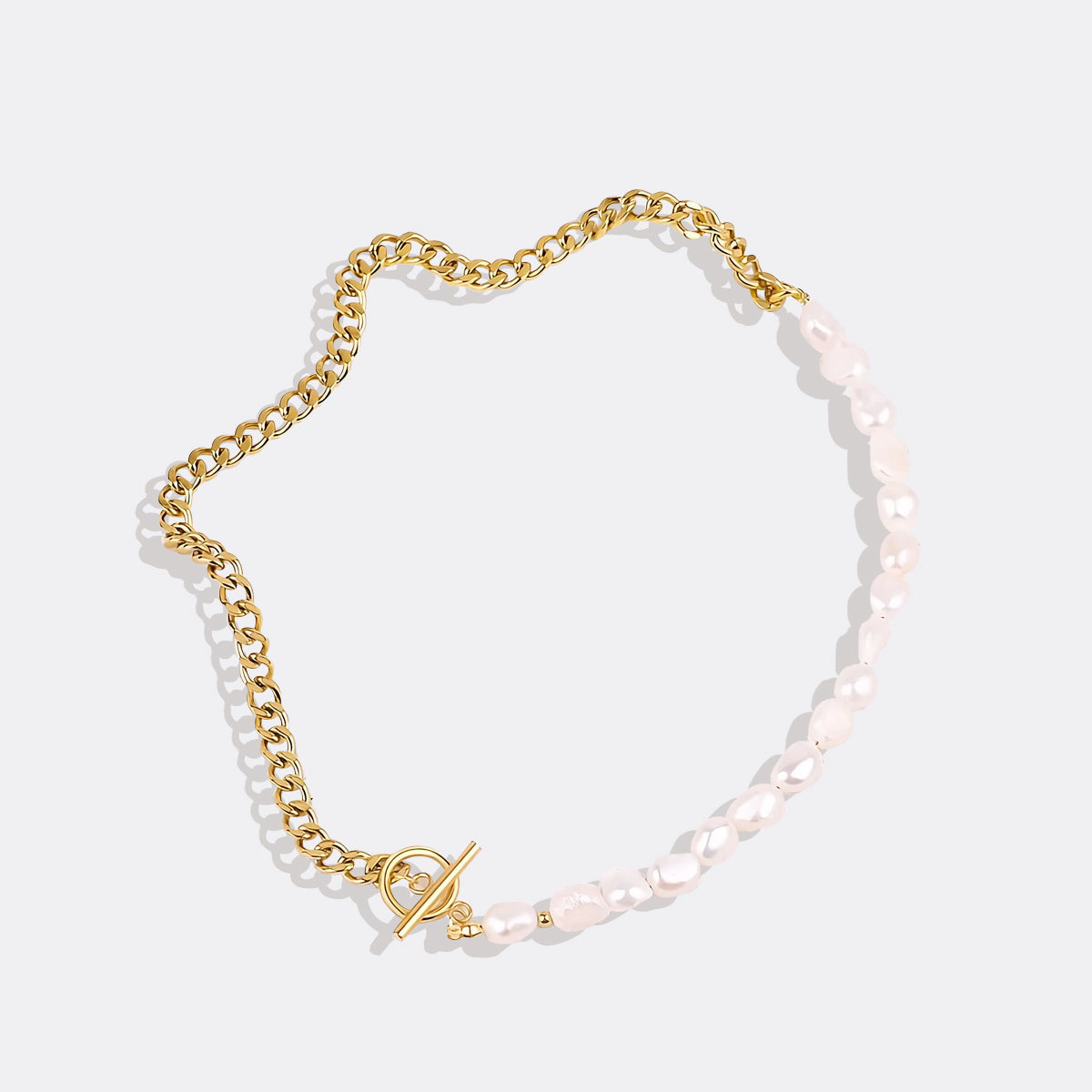 Collier de perles demi-chaîne