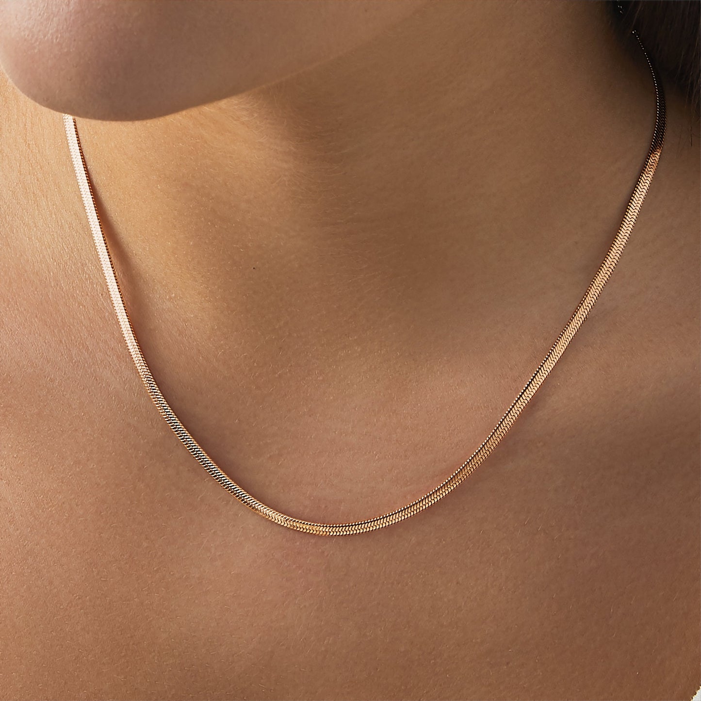 Collier chaîne à chevrons