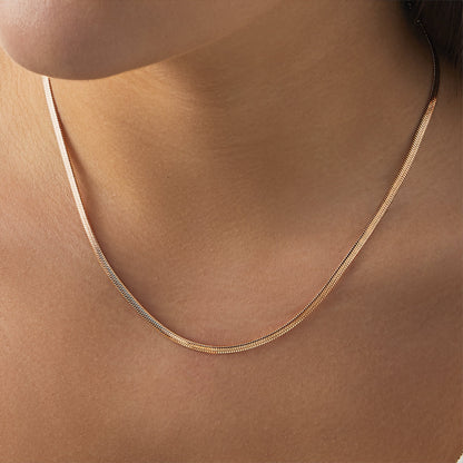 Collier chaîne à chevrons