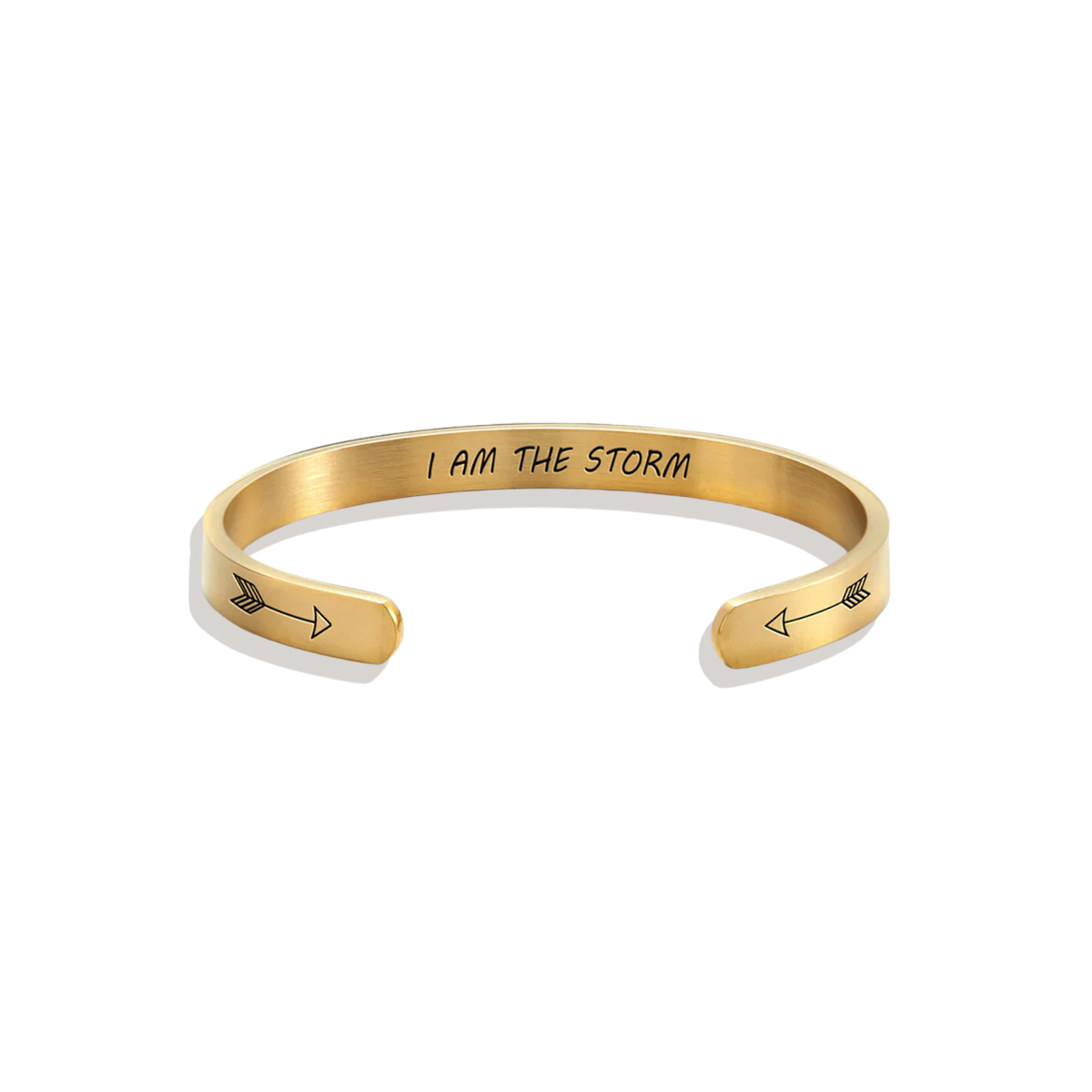 Bracelet manchette Je suis la tempête
