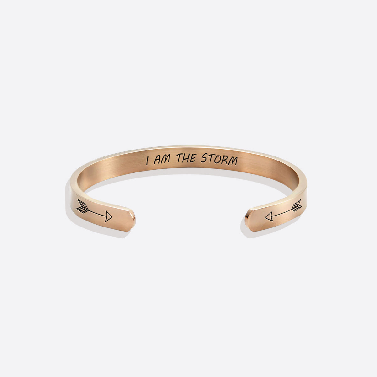 Bracelet manchette Je suis la tempête