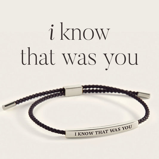 Bracelet Inspiré Je sais que c'était toi