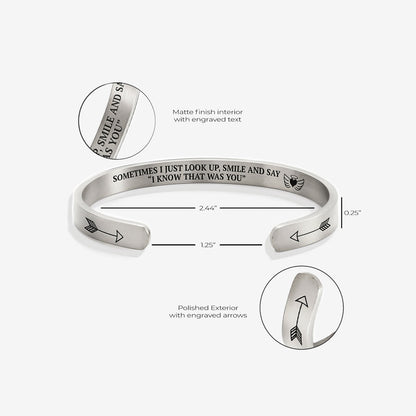 Ich weiß, dass du das warst Manschettenarmband