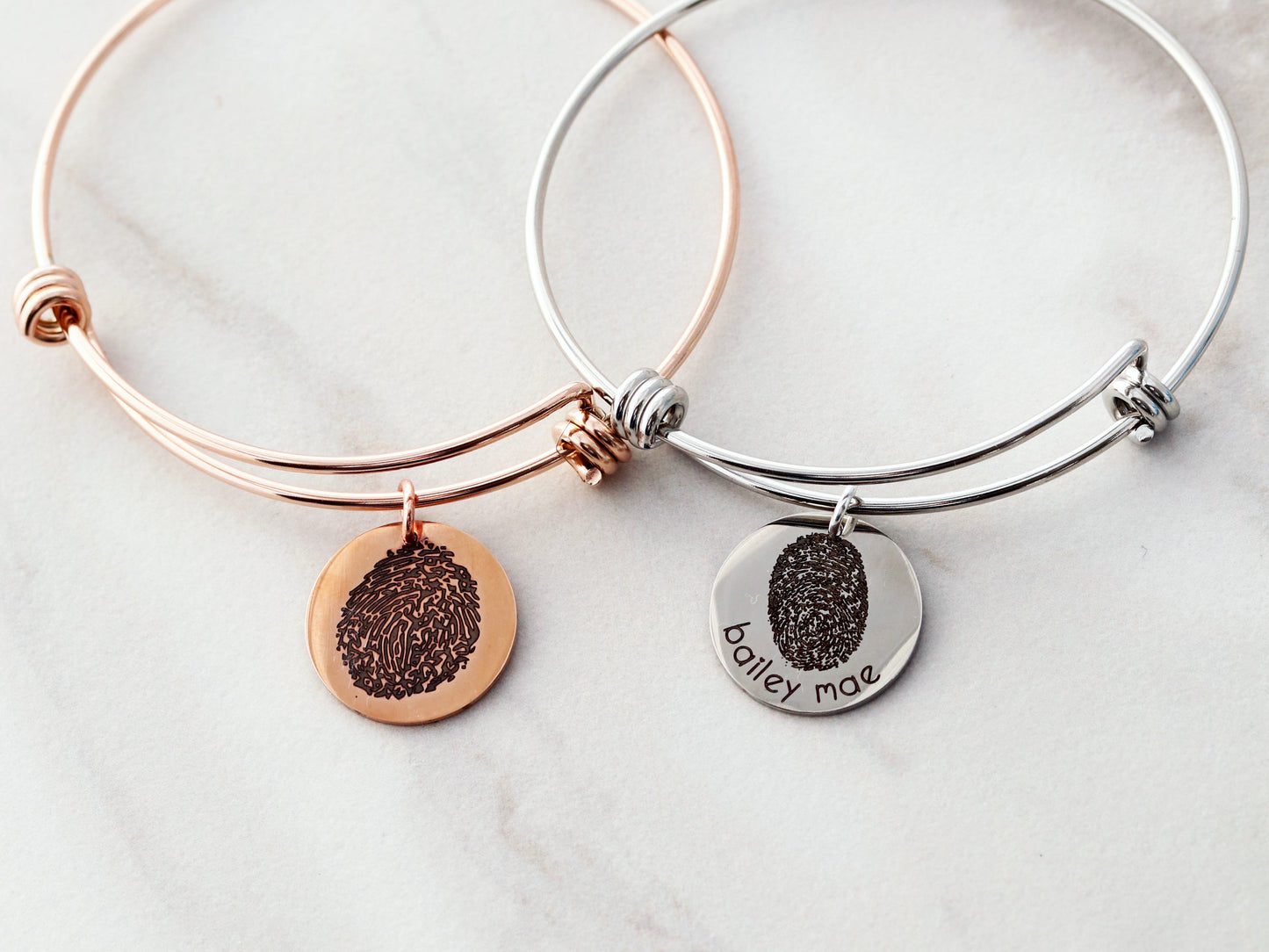 Actual Hand / Foot Prints Bangle