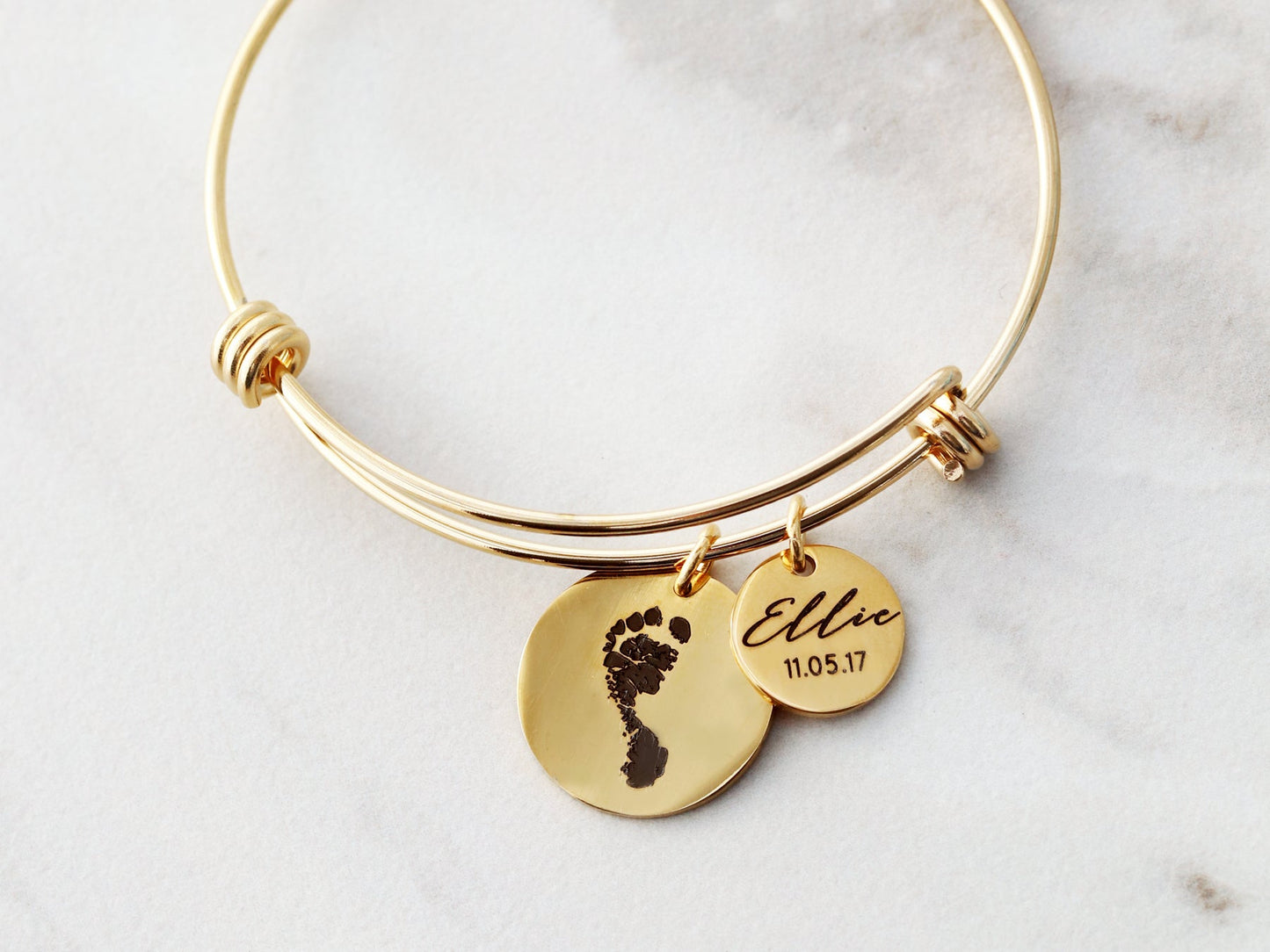 Actual Hand / Foot Prints Bangle