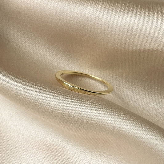 Bague en vermeil simpliste
