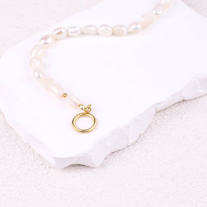 Collier de perles demi-chaîne