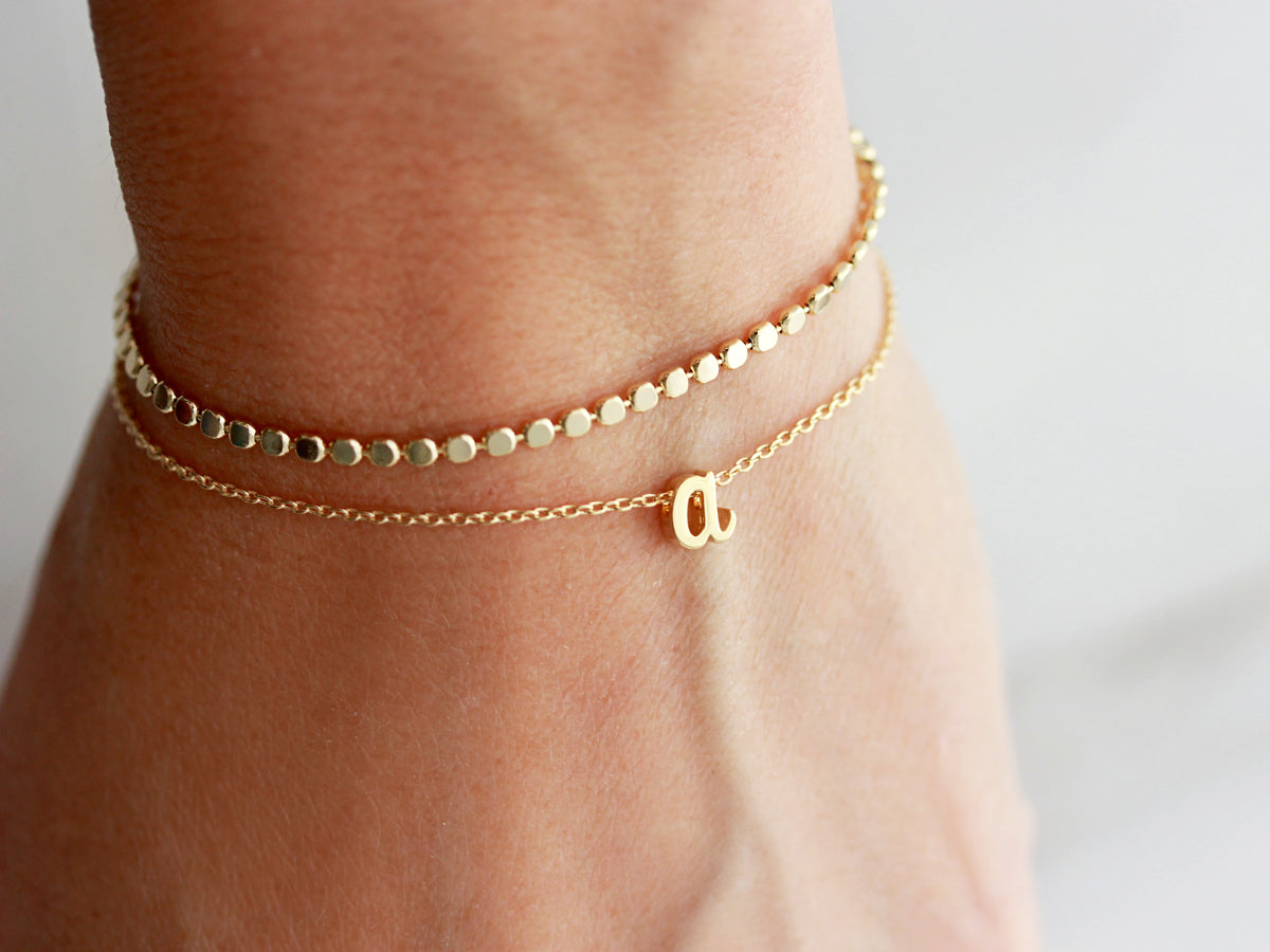 Bracelet à pois délicats