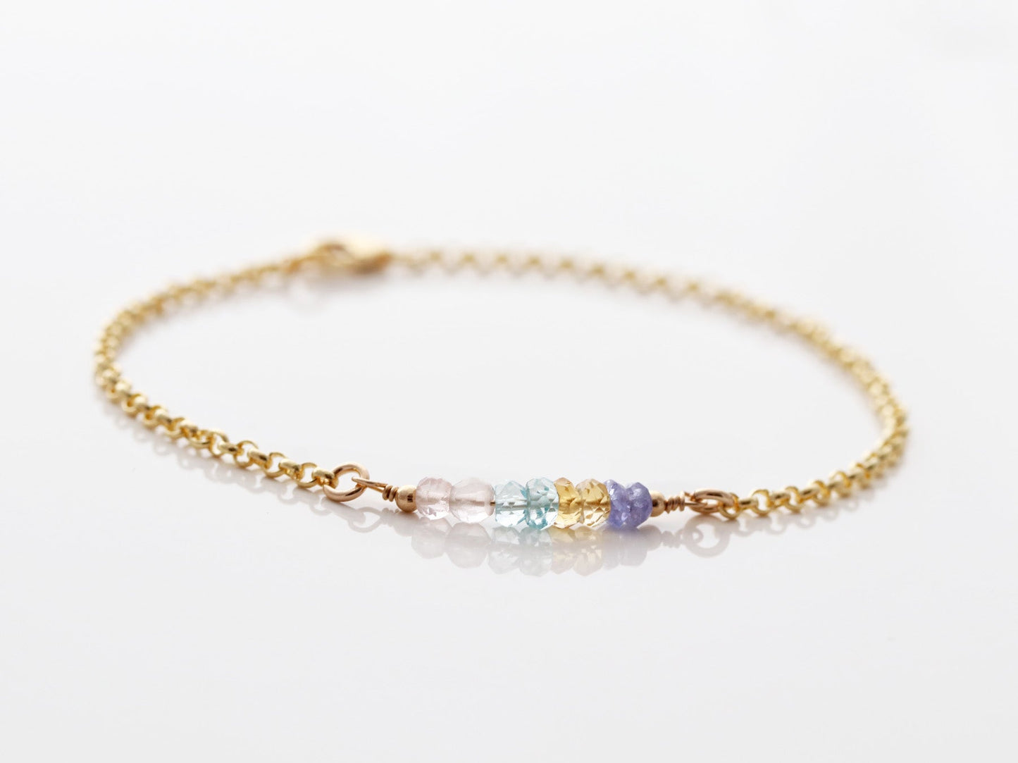 Gemstone Birthstone Bracelet - Build Your Own