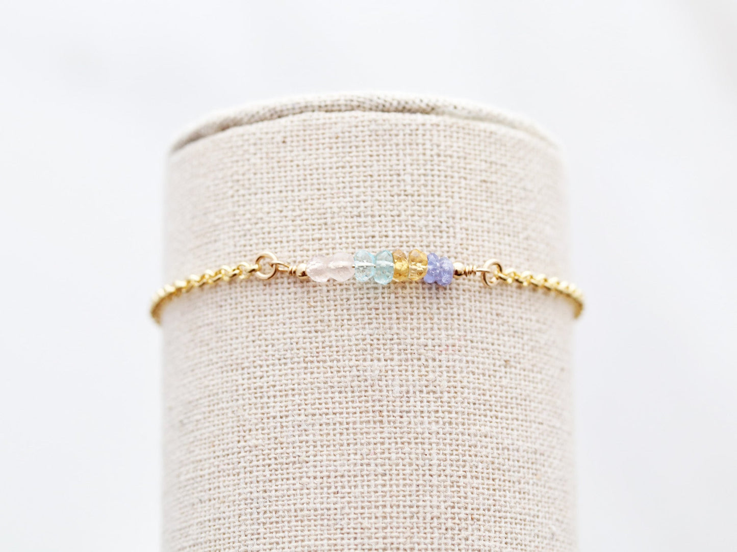 Gemstone Birthstone Bracelet - Build Your Own