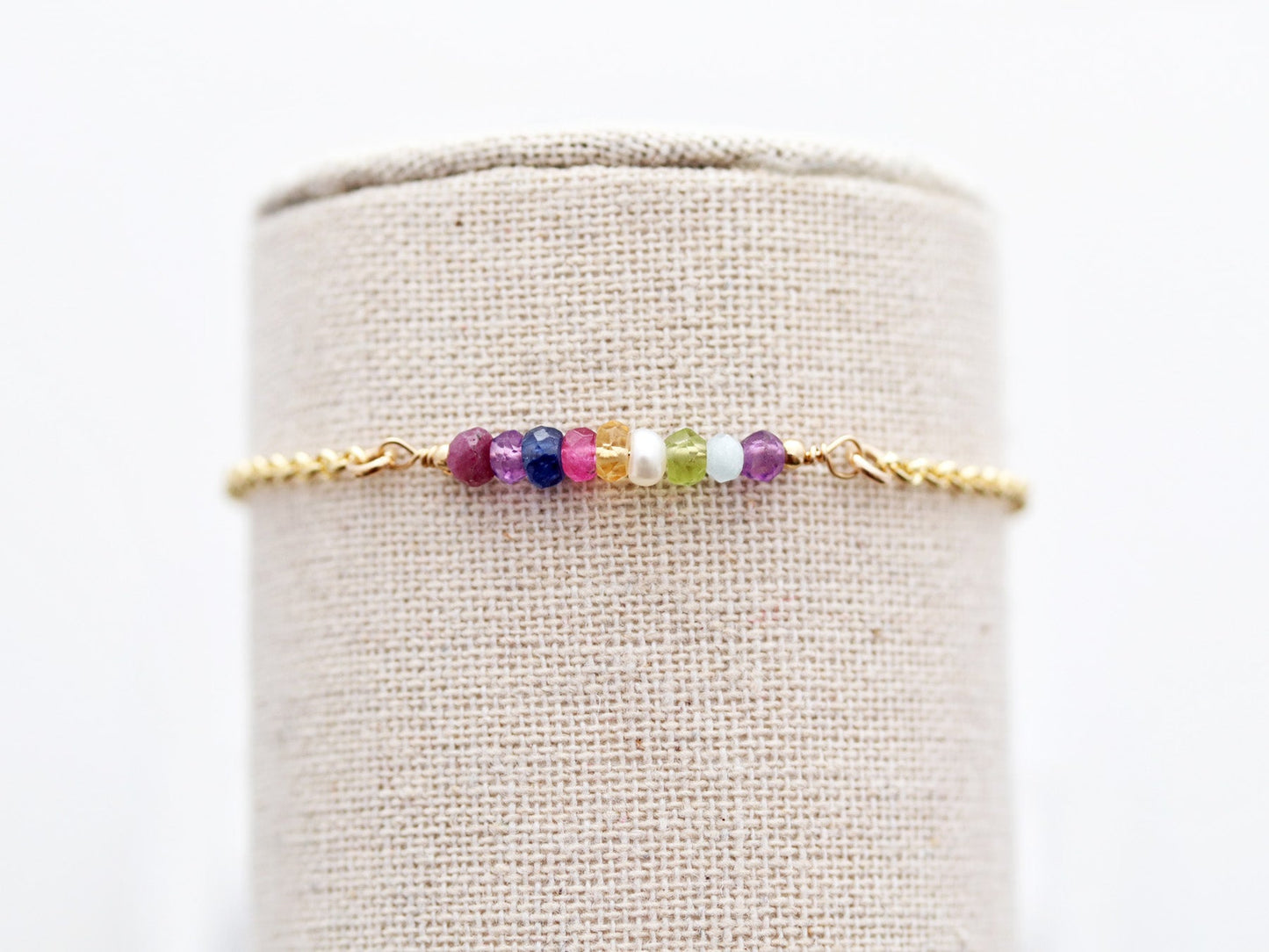 Gemstone Birthstone Bracelet - Build Your Own