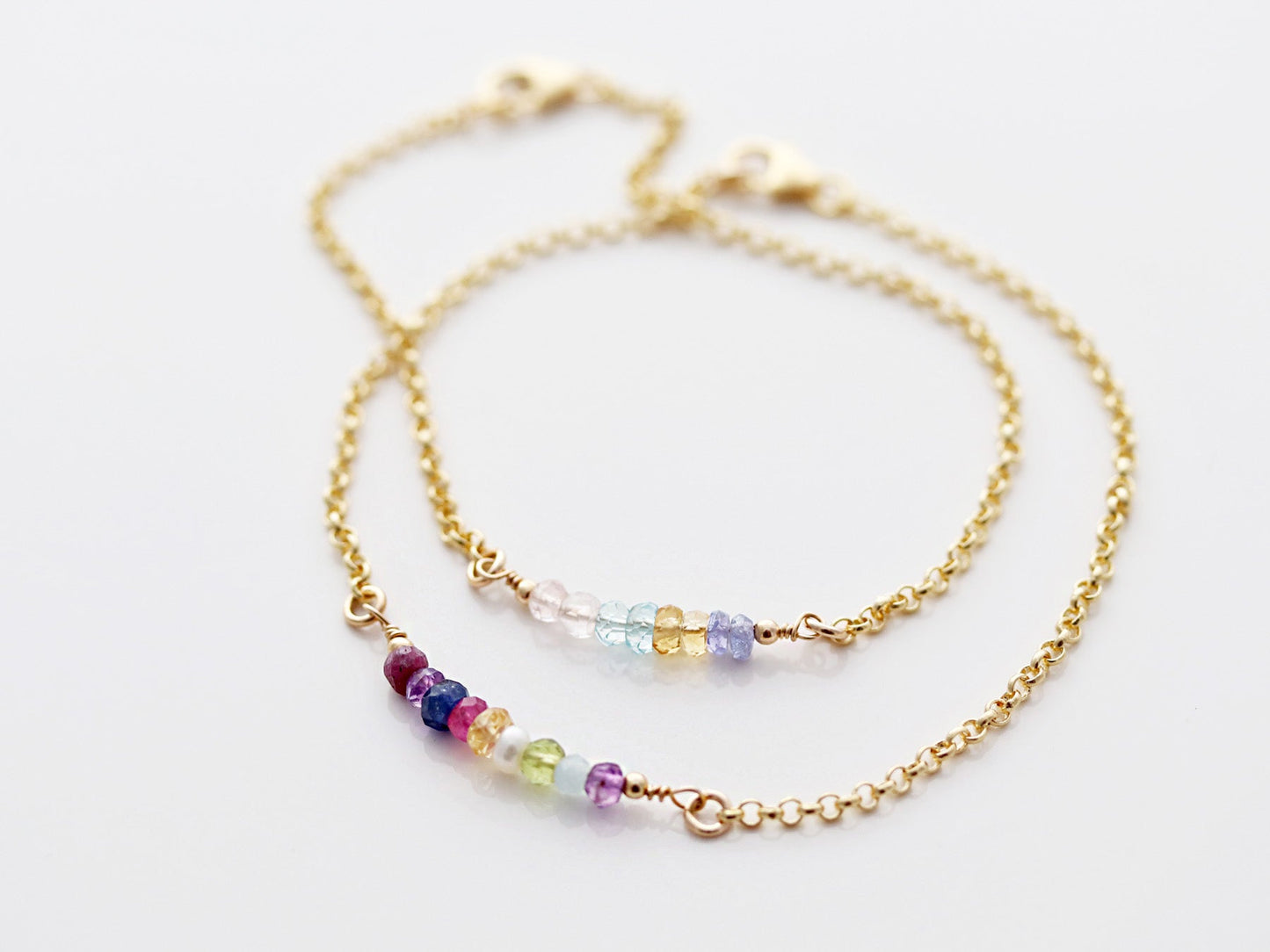 Gemstone Birthstone Bracelet - Build Your Own