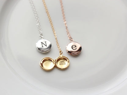 Children's Engraved Lockets | Heart, Oval, Circle