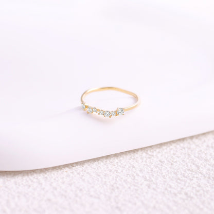 Bague en diamant scintillant