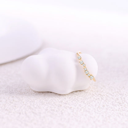 Bague en diamant scintillant