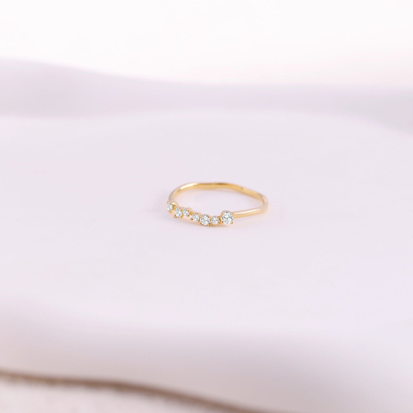 Bague en diamant scintillant