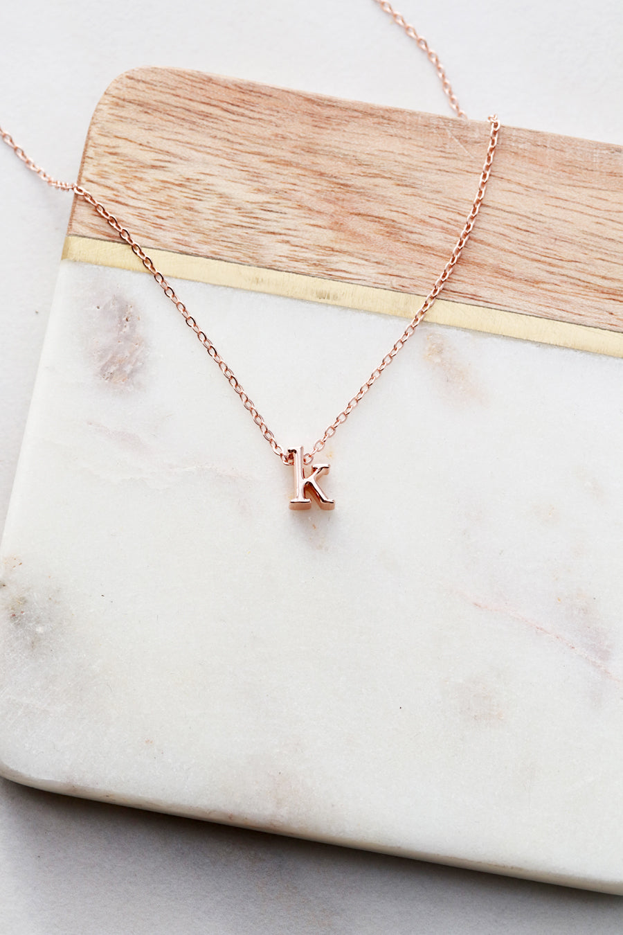 Lowercase Initial Necklace