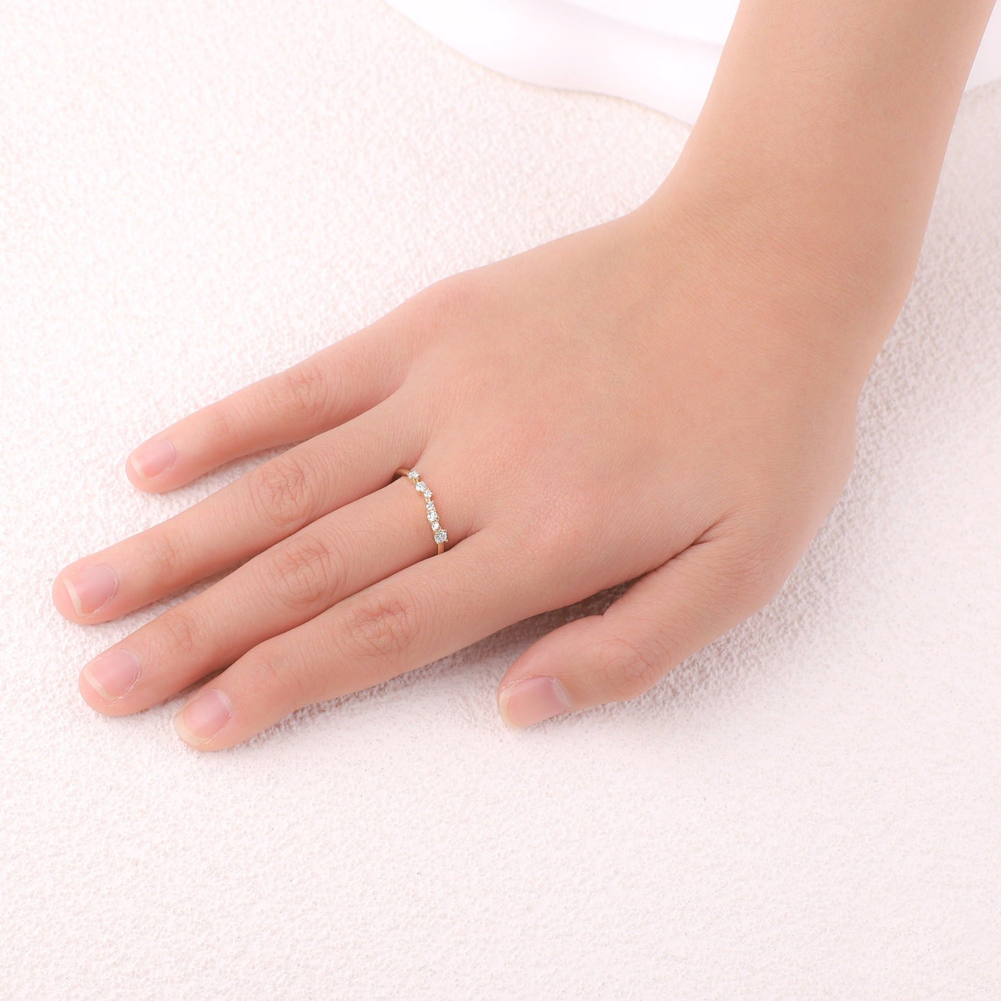 Bague en diamant scintillant