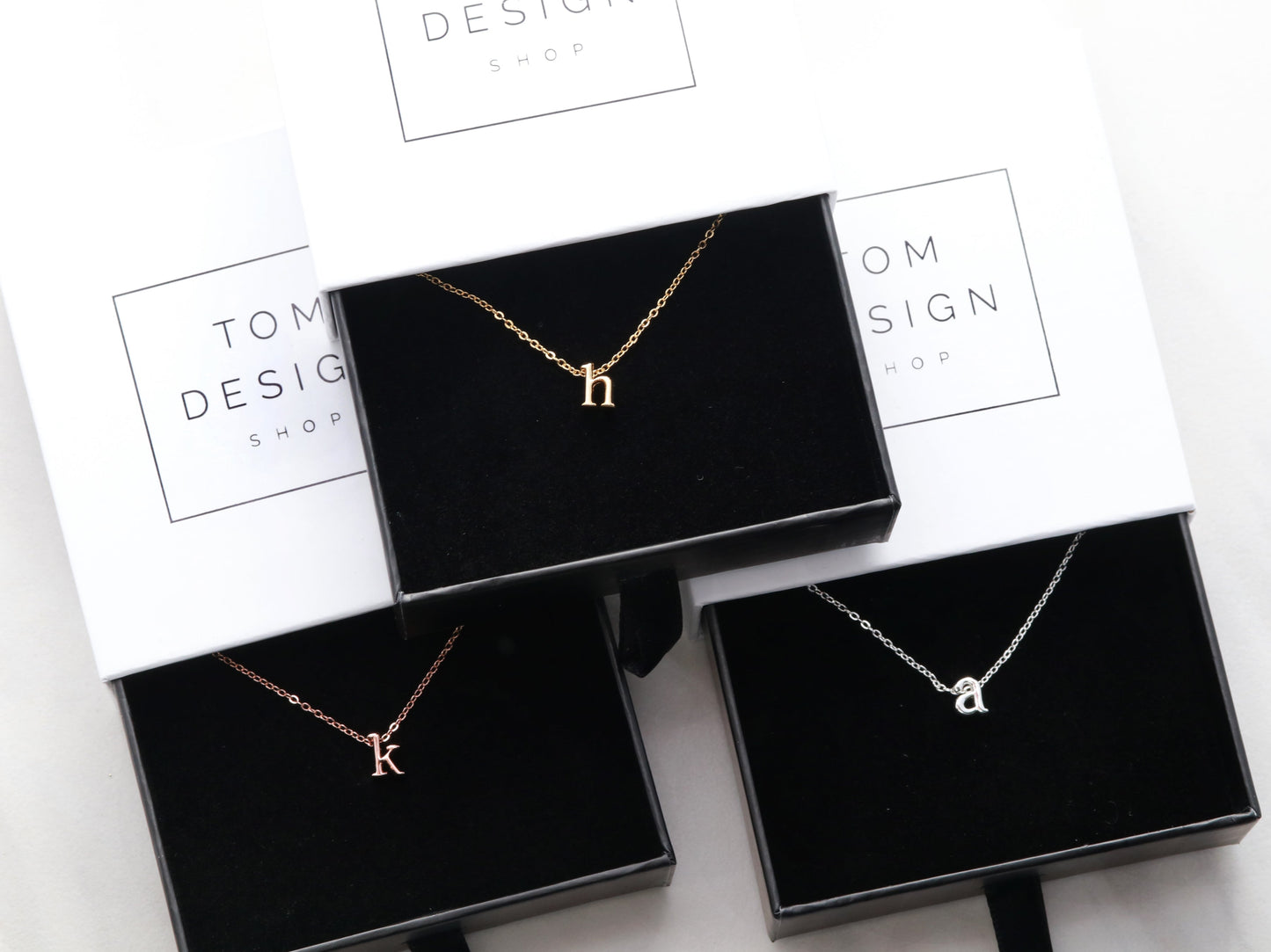 Lowercase Initial Necklace