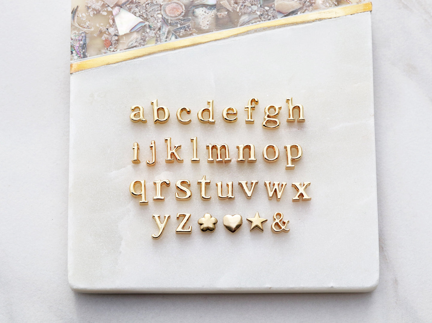 Lowercase Initial Necklace