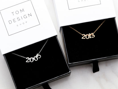 Birth Year Necklace