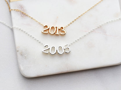 Birth Year Necklace