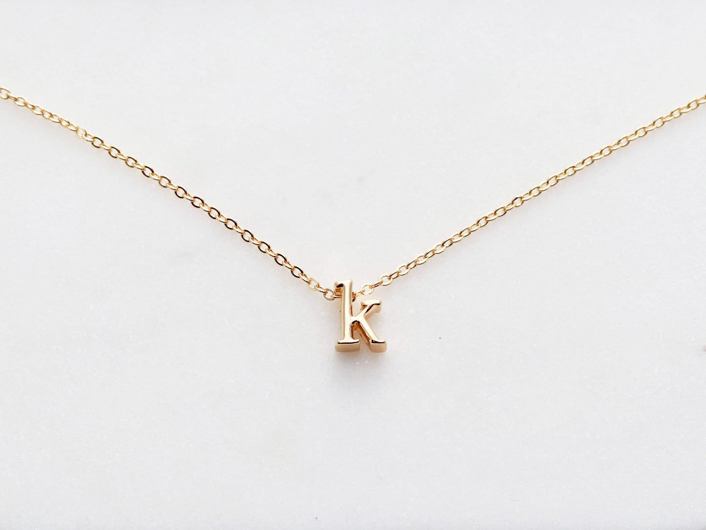 Lowercase Initial Necklace
