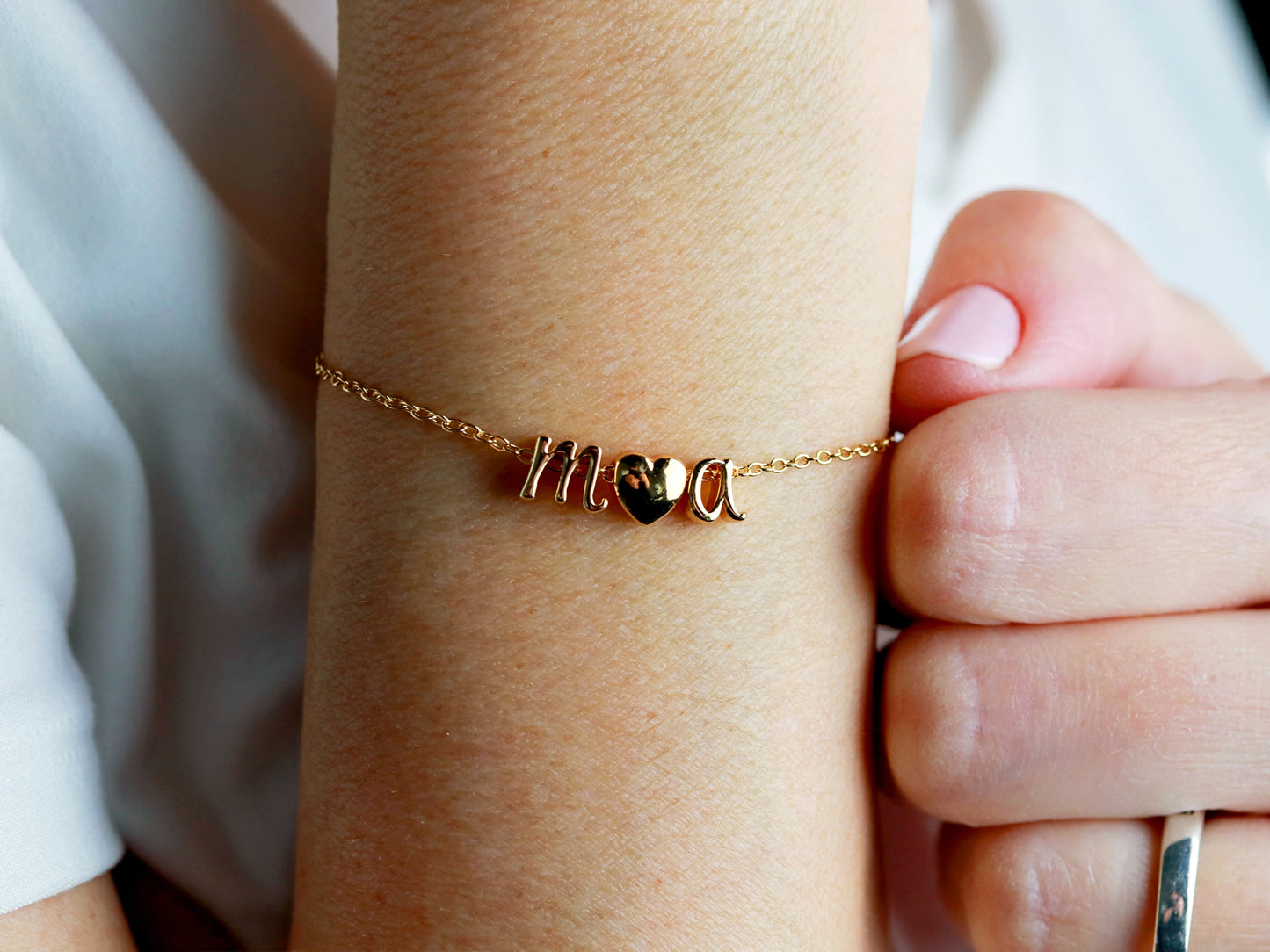 Bracelet triple cursif