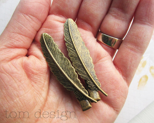 Feather Hair Clips