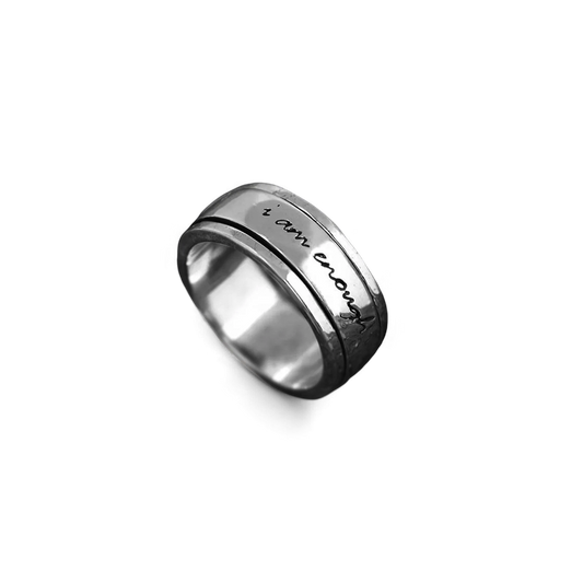 Je suis assez Spinning Fidget Ring 