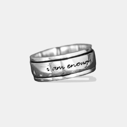Je suis assez Spinning Fidget Ring 