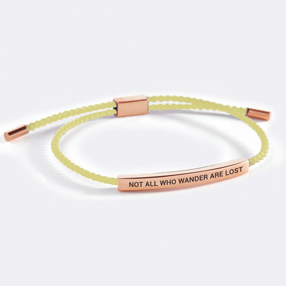 Tous ceux qui errent ne sont pas perdus Bracelet Inspire