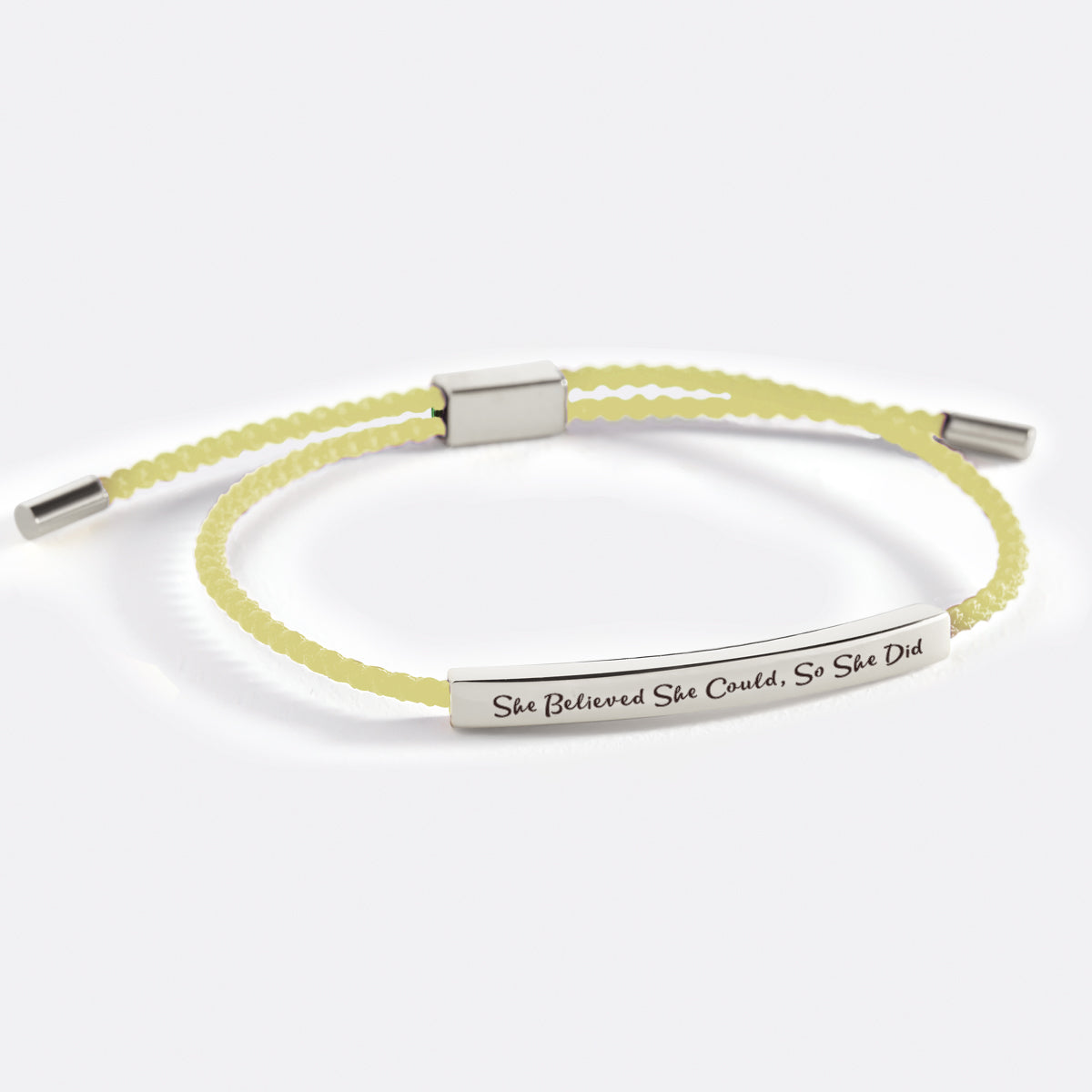 She Believed She Could, So She Did Inspire Bracelet
