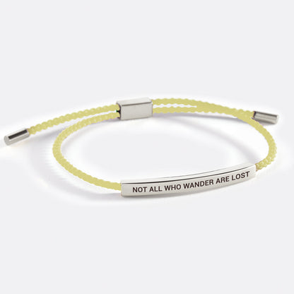 Tous ceux qui errent ne sont pas perdus Bracelet Inspire