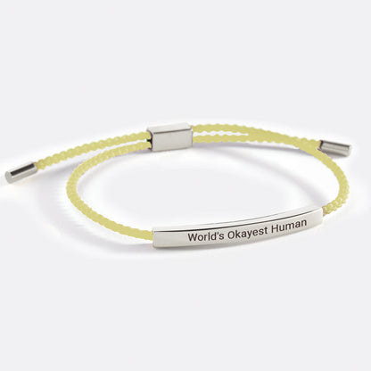 Bracelet d'inspiration « L'être humain le plus gentil du monde »
