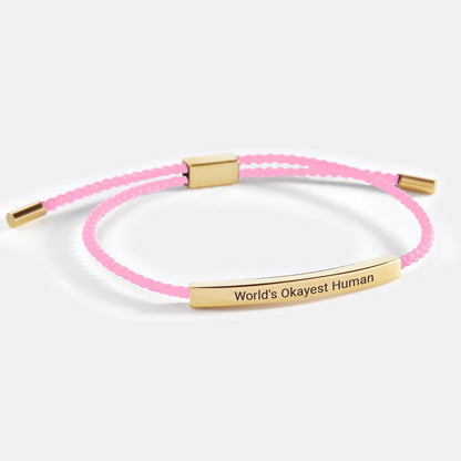 Bracelet d'inspiration « L'être humain le plus gentil du monde »