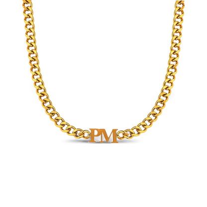 Collier ras du cou initial