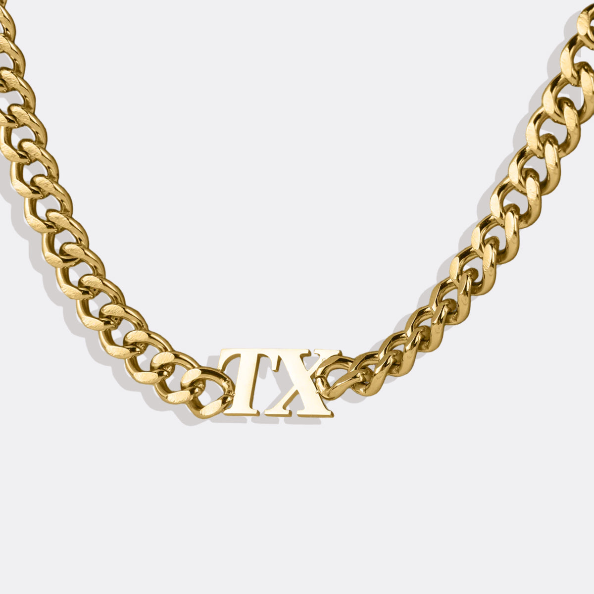 Collier ras du cou initial