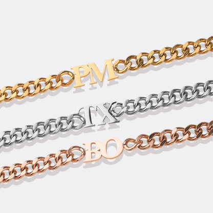 Collier ras du cou initial